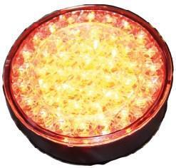 95mm LED Stop Tail And Indicator Clear Lens Pair - Image 4