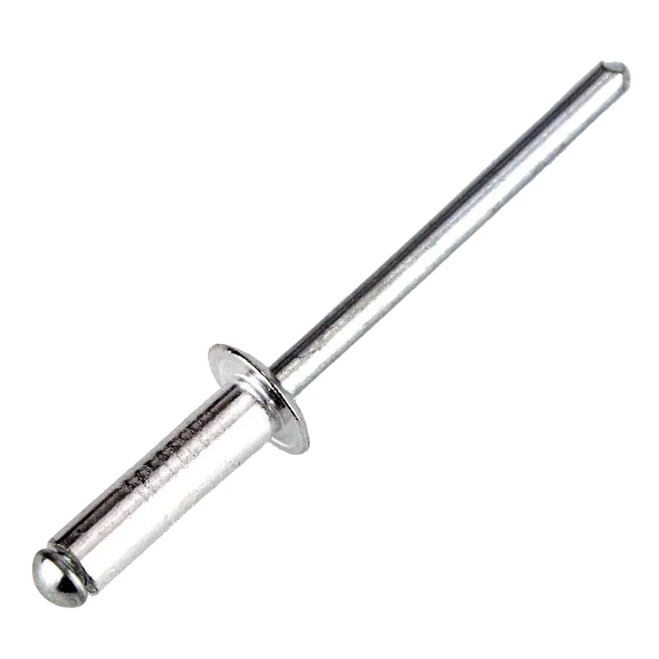 Aluminium 4mm Dome Head Rivets Pack Of 50