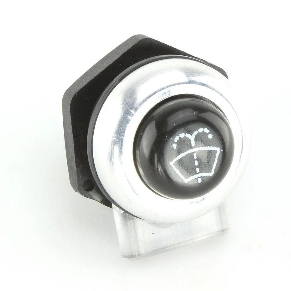 Aluminium Bezel Push Button Washer Switch - Image 2