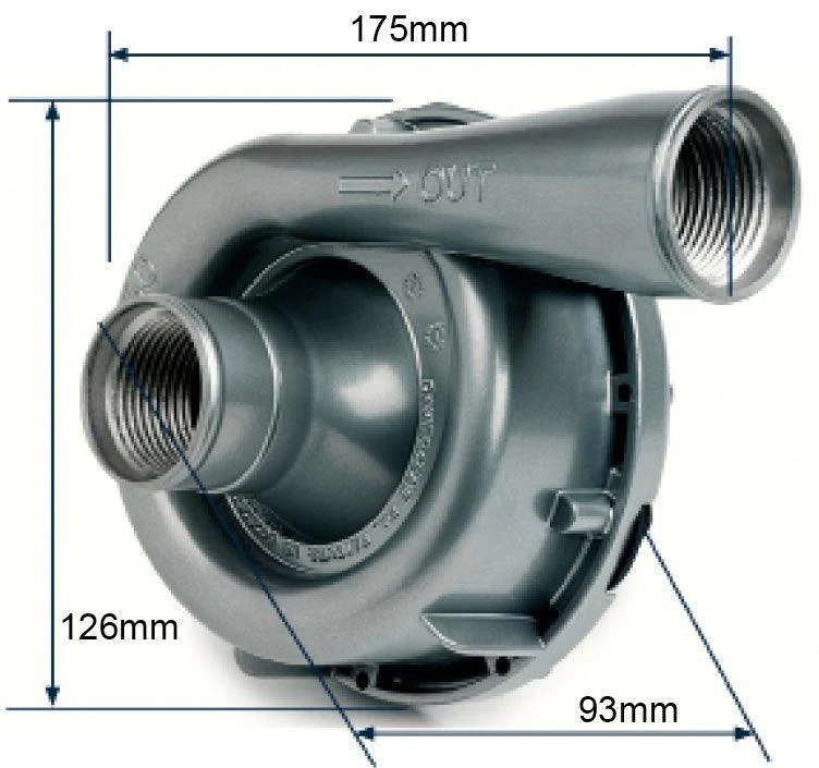 Aluminium Electric Water Pump 150 L/Min - Image 3