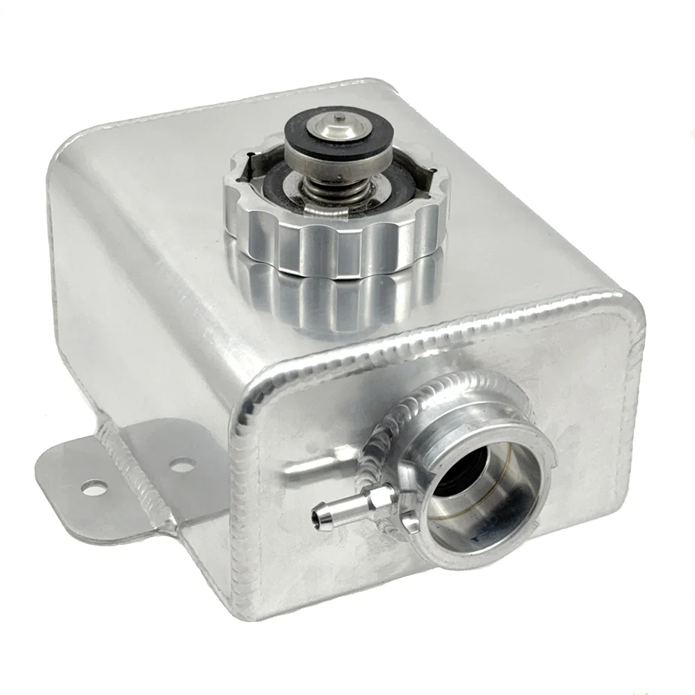 Aluminium Header / Expansion -/ Overflow Tank Rectangular 1 Ltr - Image 2