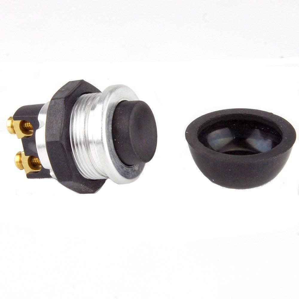 Aluminium Push Button Switch With Rubber Shroud - Image 2