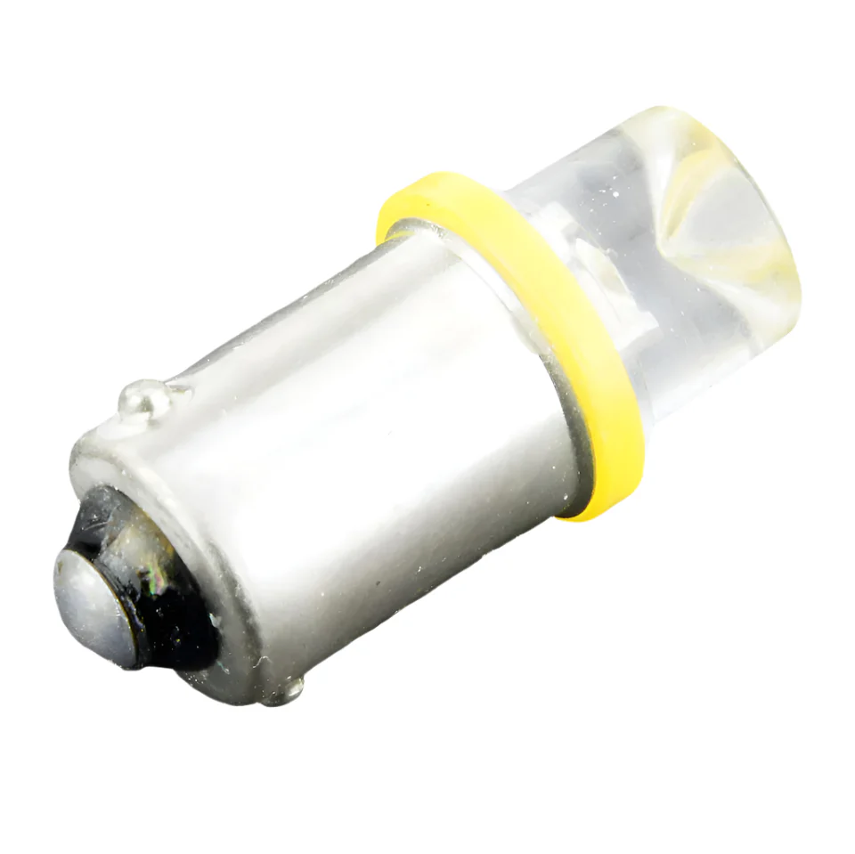 Amber 9mm Cap LED Bulb 12V