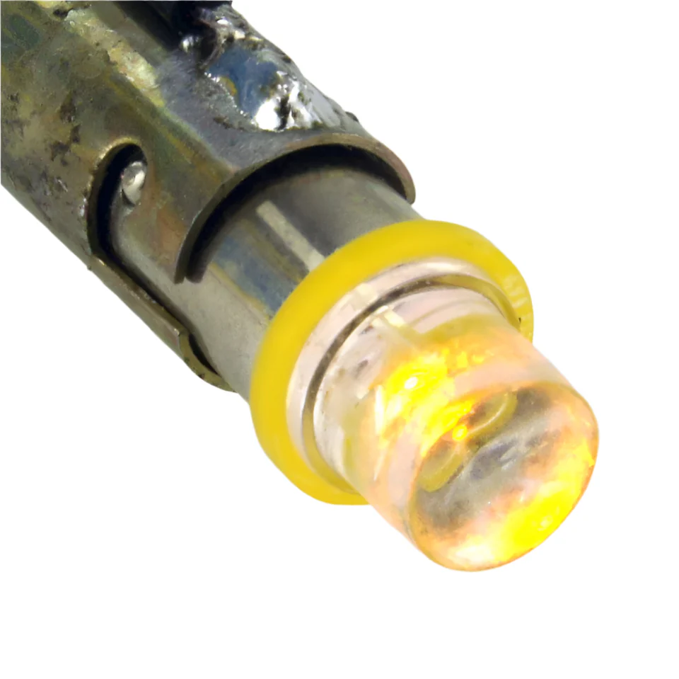 Amber 9mm Cap LED Bulb 12V - Image 2