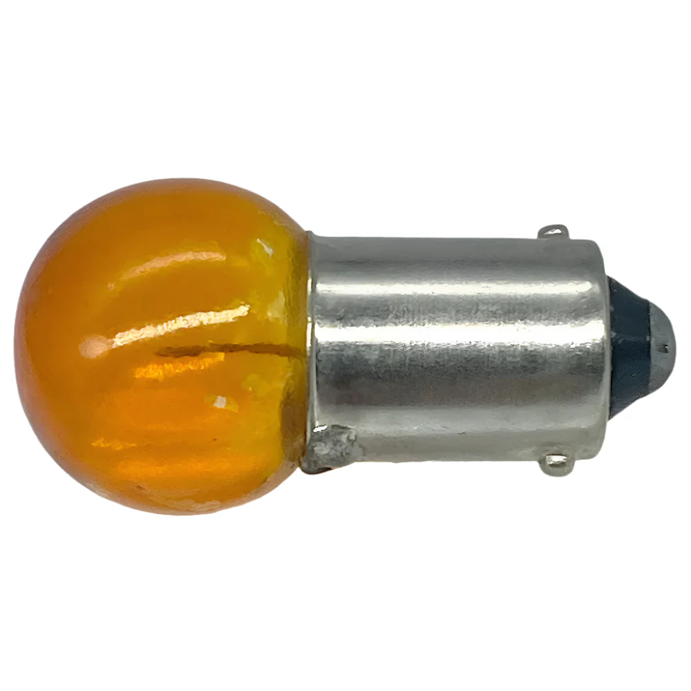 Amber Bulb 12 volt  8W  9mm cap