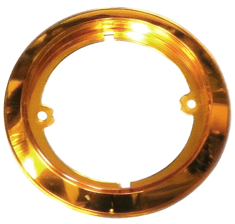 Amber Reflective Bezel For 95mm Lamps