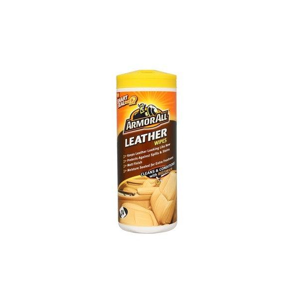 Armor All Leather Wipes (24 Pack) - Cleans, Protects & Conditions