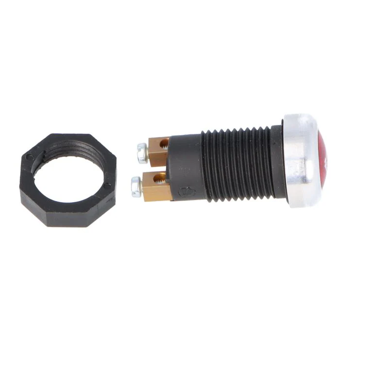 Battery/Ignition Warning Light Large Aluminium Bezel - Image 2