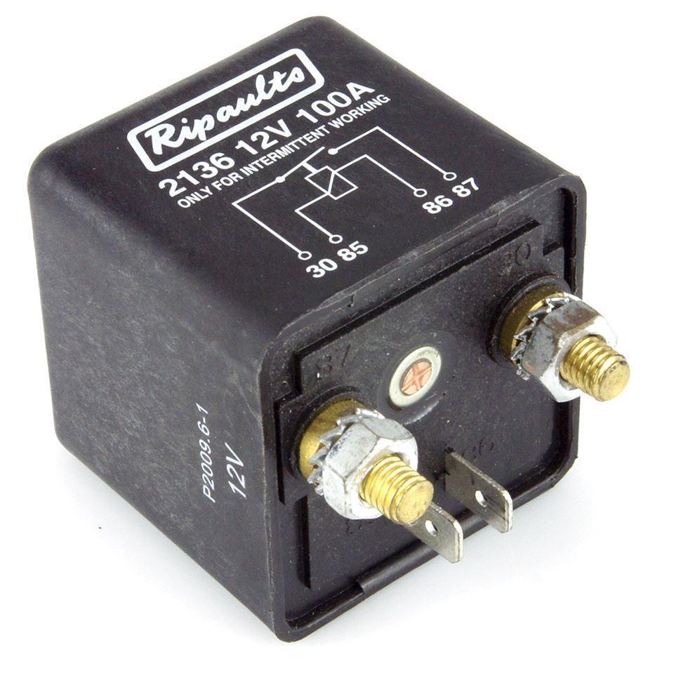 Black 100 AMP Relay