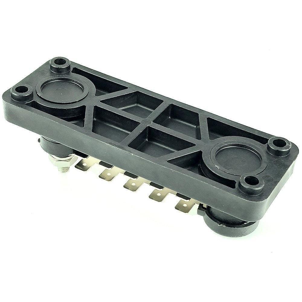 Black 1/4" Male Spade 20 Terminal Double Busbar - Image 2