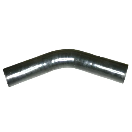 Black 25mm (1") ID 45 Degree Elbow With 4In Legs