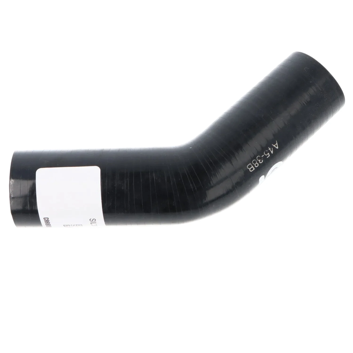 Black 38mm (1 1/2") ID 45 Degree Elbow With 4In Legs