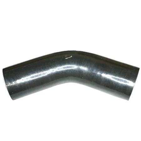 Black 45mm (1 3/4") ID 45 Degree Elbow With 4In Legs