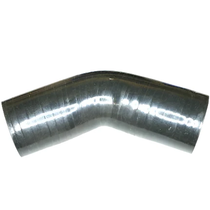 Black 51mm (2") ID 45 Degree Elbow With 4In Legs