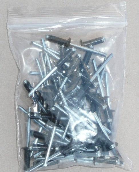Black 5mm Dome Head Rivets Pack Of 50 - Image 2