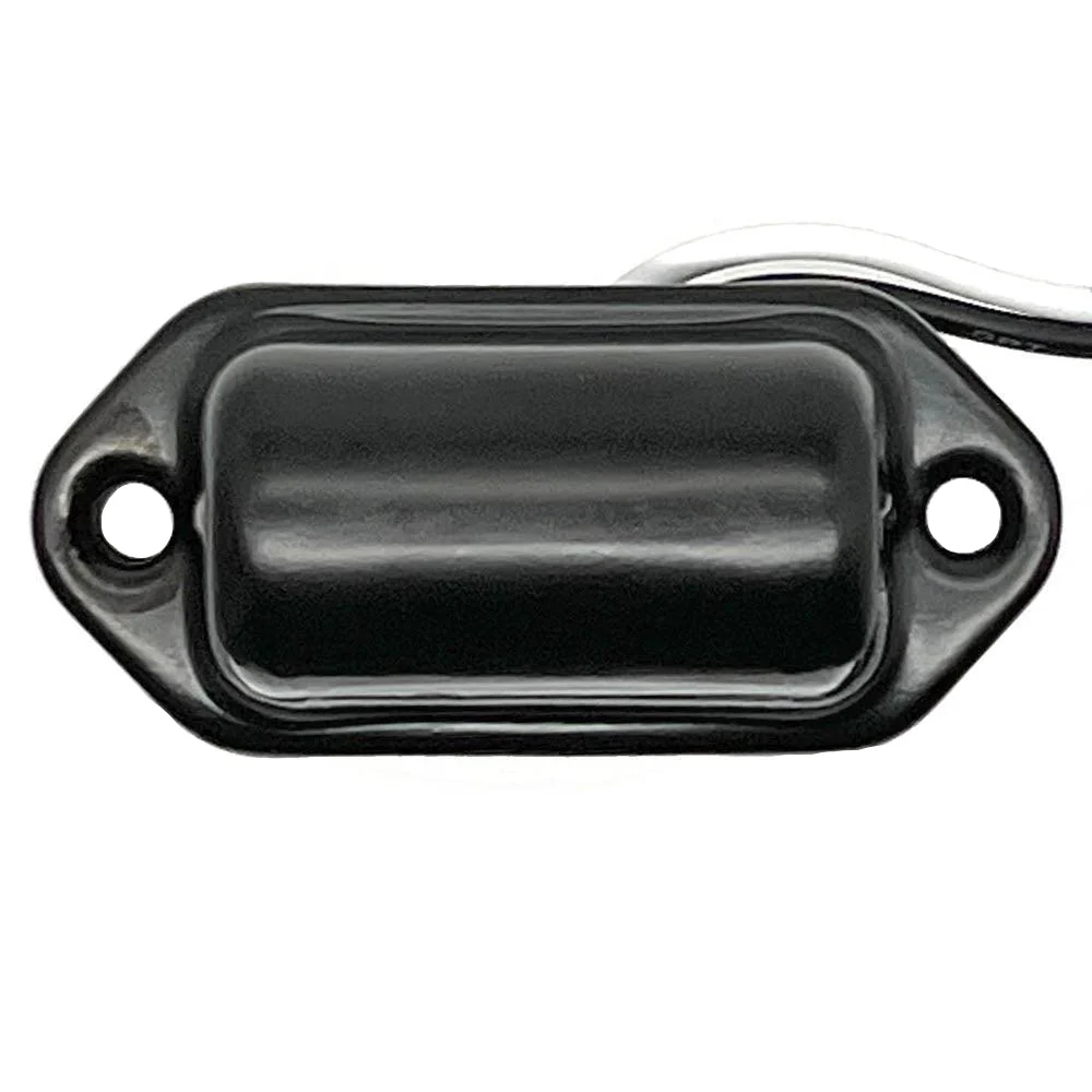 Black Coated Brass LED Rear Number Plate Light - Image 2