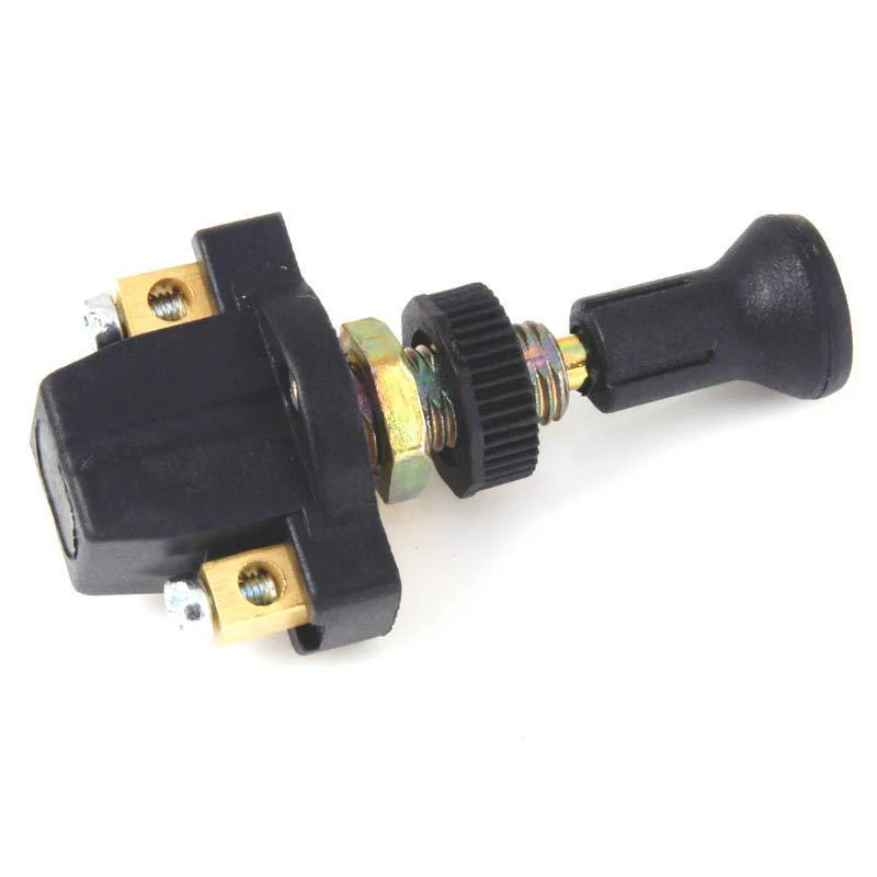 Black Compact Push-Pull Switch - Image 2