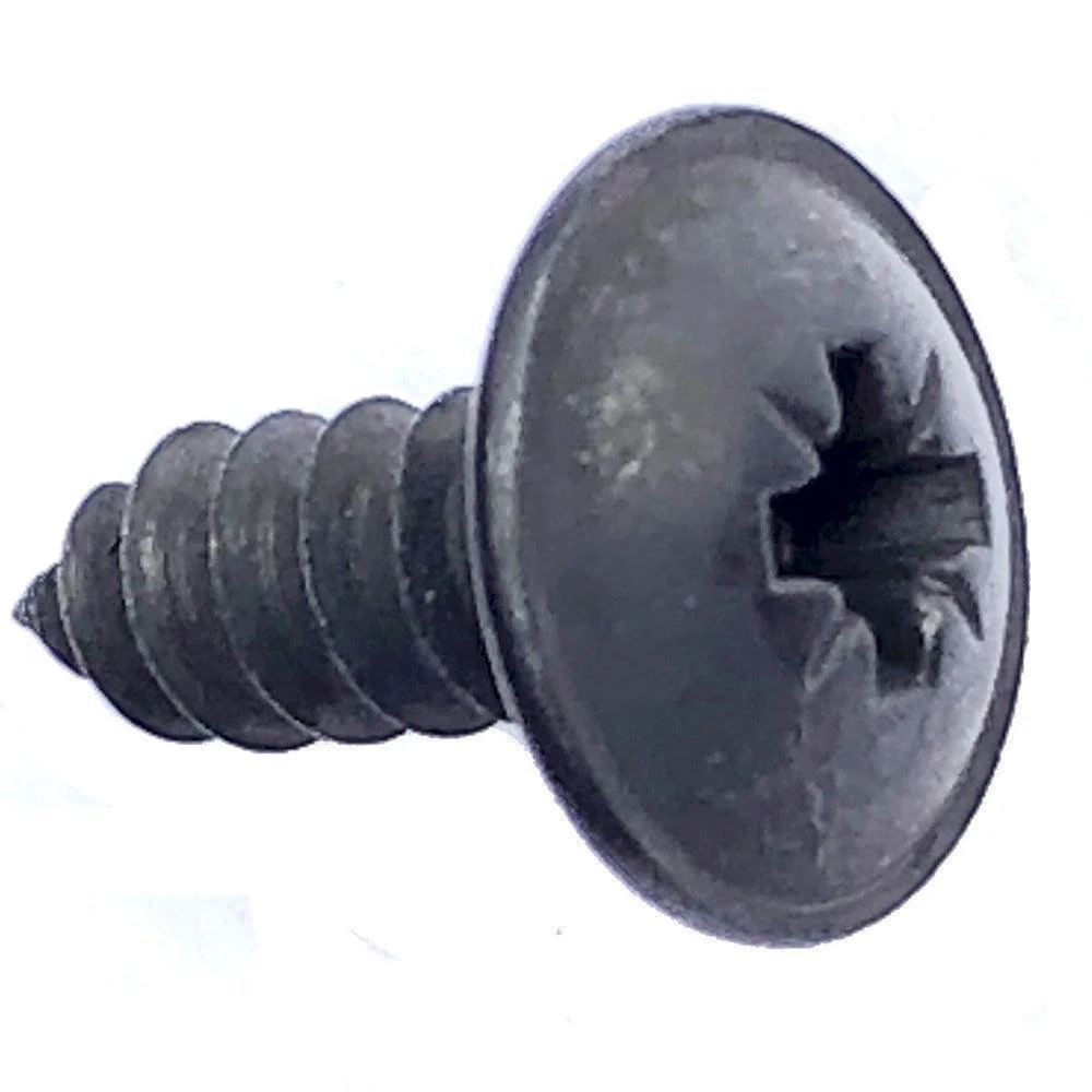 Black Flanged Head Pozi Self Tapping Screw Pack - Image 2