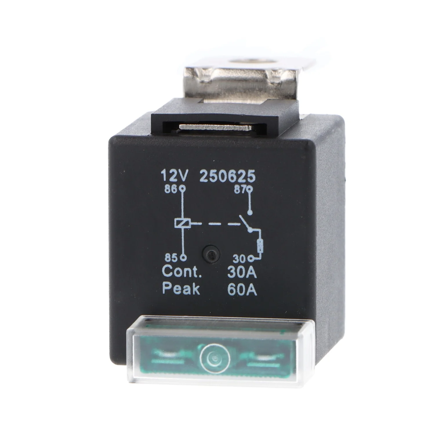 Black Fused 30 Amp Relay - Image 2