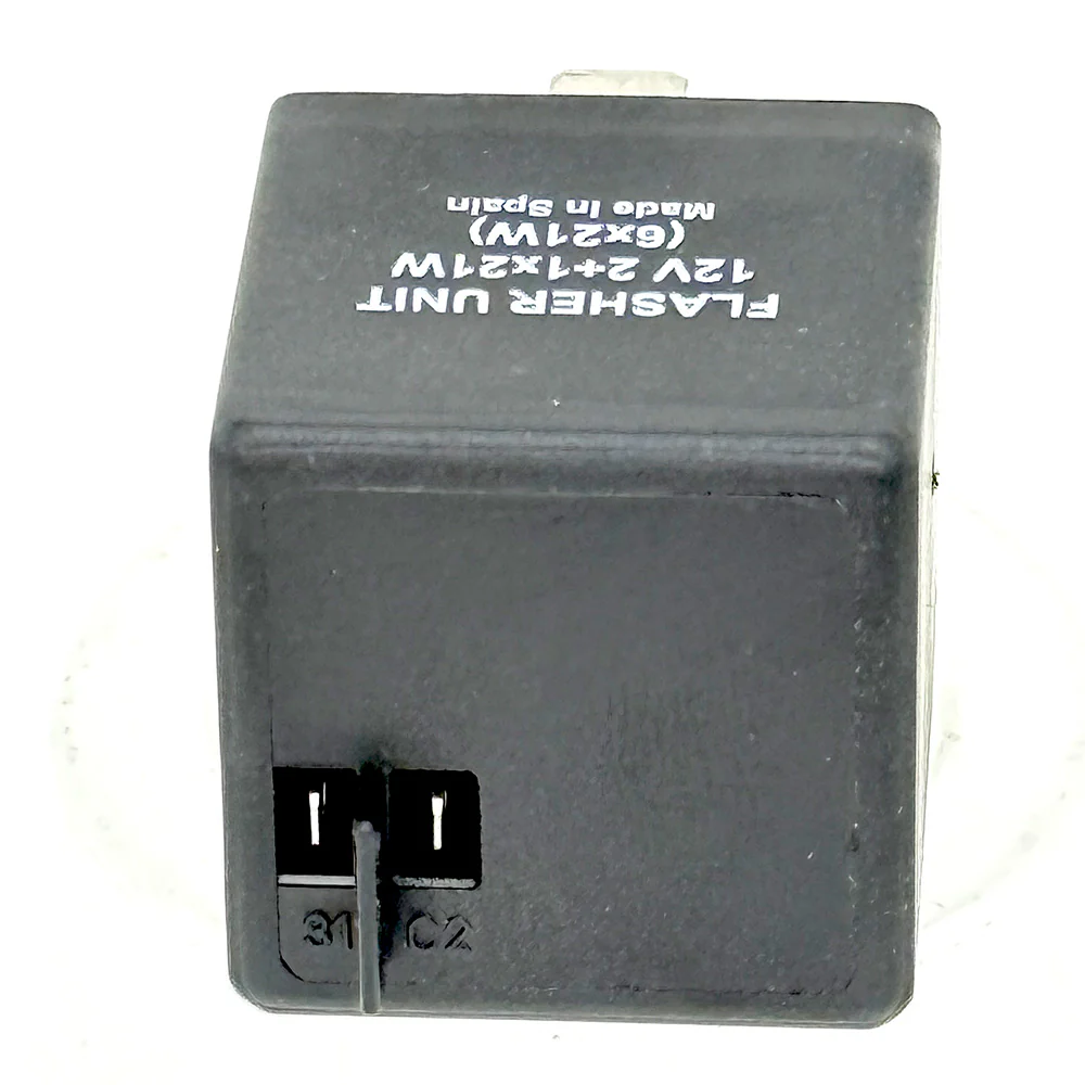 Black Hazard and Flasher Relay 4 PIN 98 Watt Max - Image 4