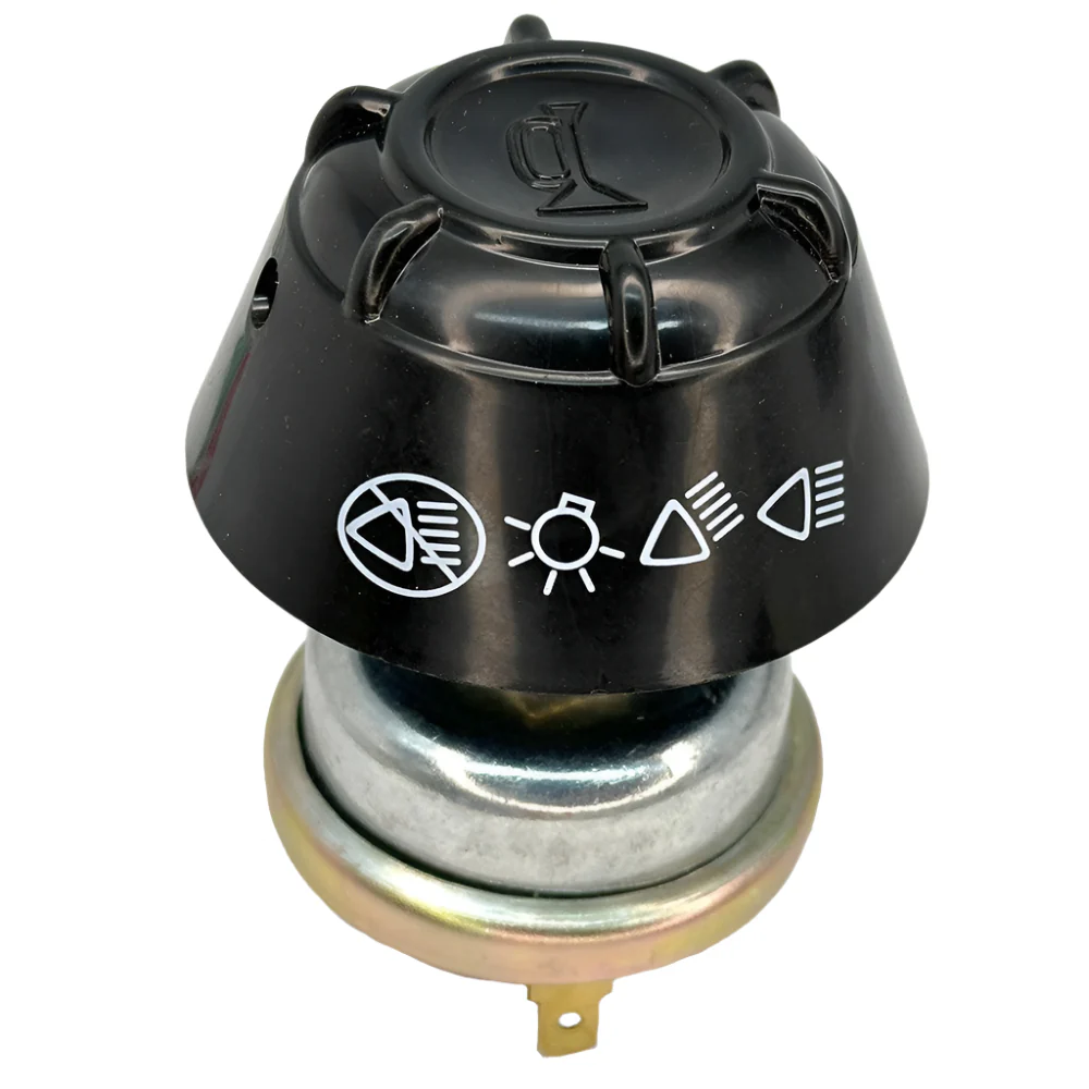 Black Large Rotary Headlamp And Horn Switch