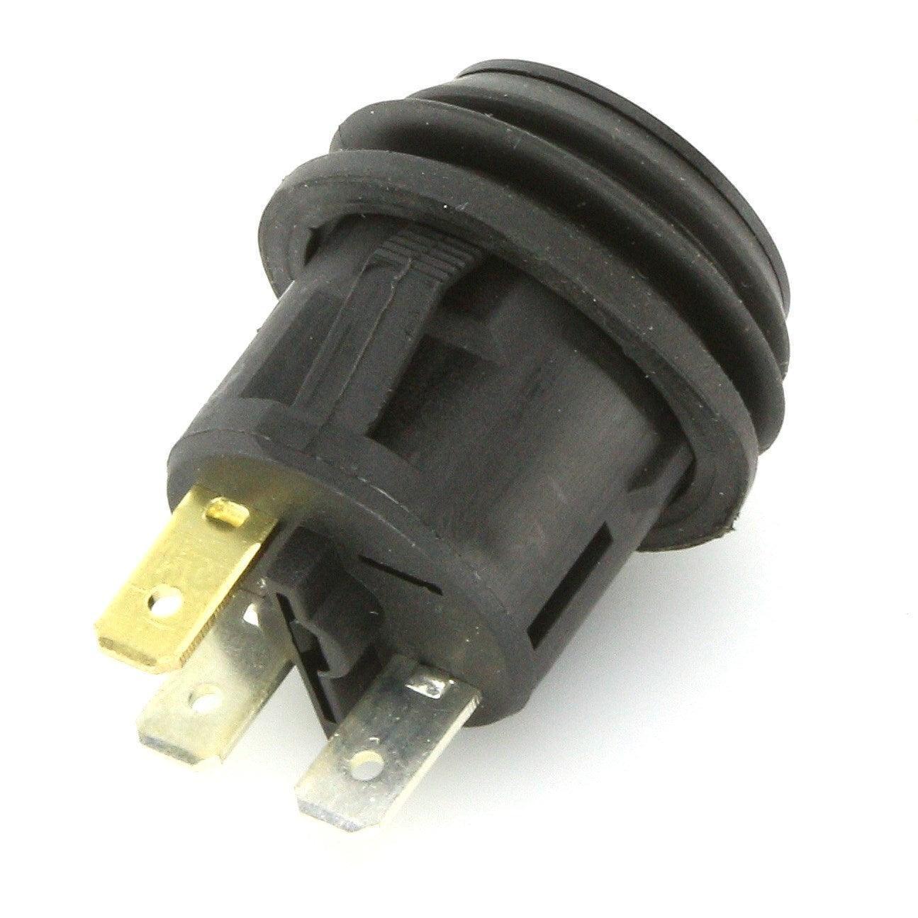 Black LED Illuminated Latching Push Button Switch Red - Image 4