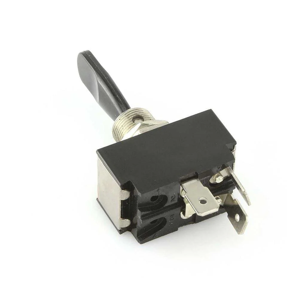 Black Lever Toggle Off-On-Momentary (Spring Return) - Image 3