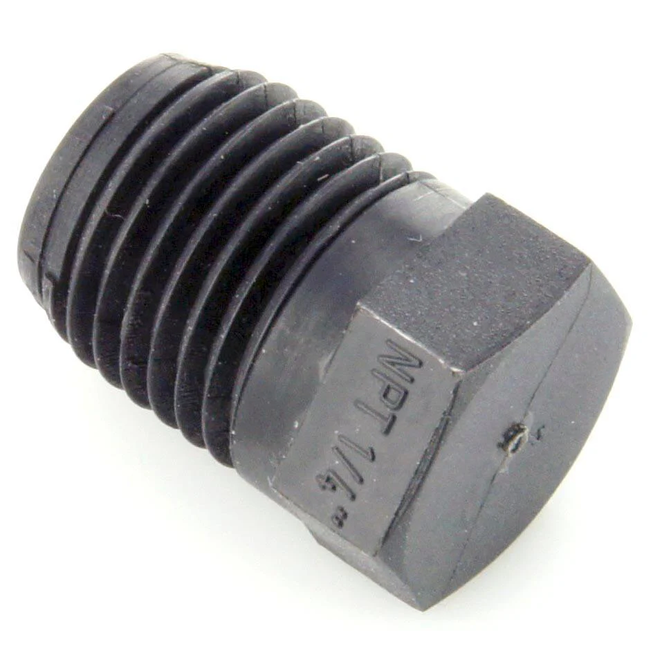 Black Nylon Blanking Plug 1/4" NPT - Image 2