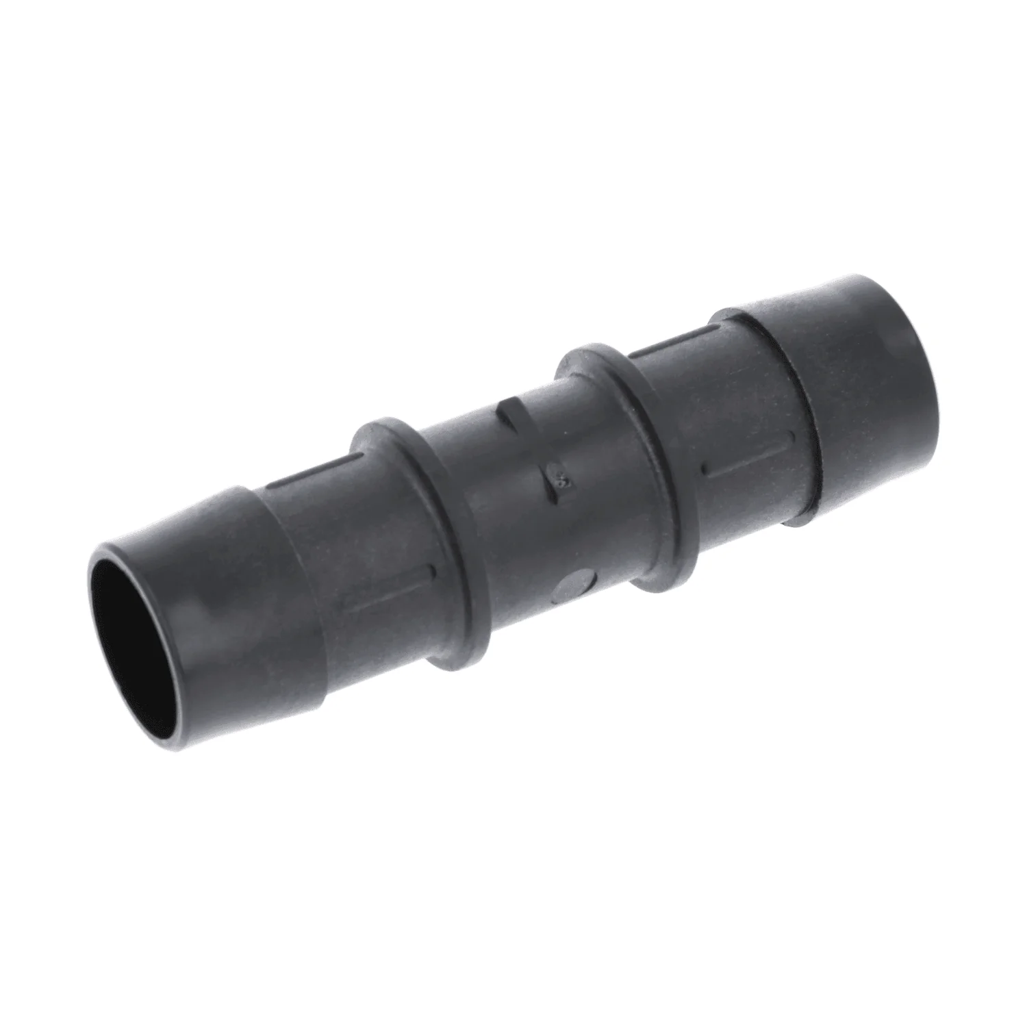Black Nylon Hose Joiner 25mm