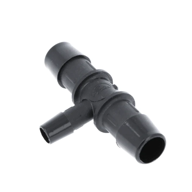 Black Nylon Reducer Tee 15mm to 10mm - Image 2