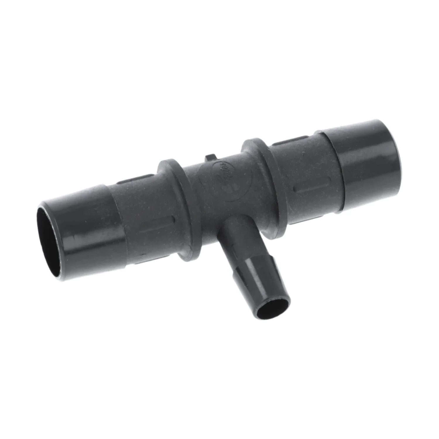 Black Nylon Reducer Tee 19mm To 10mm
