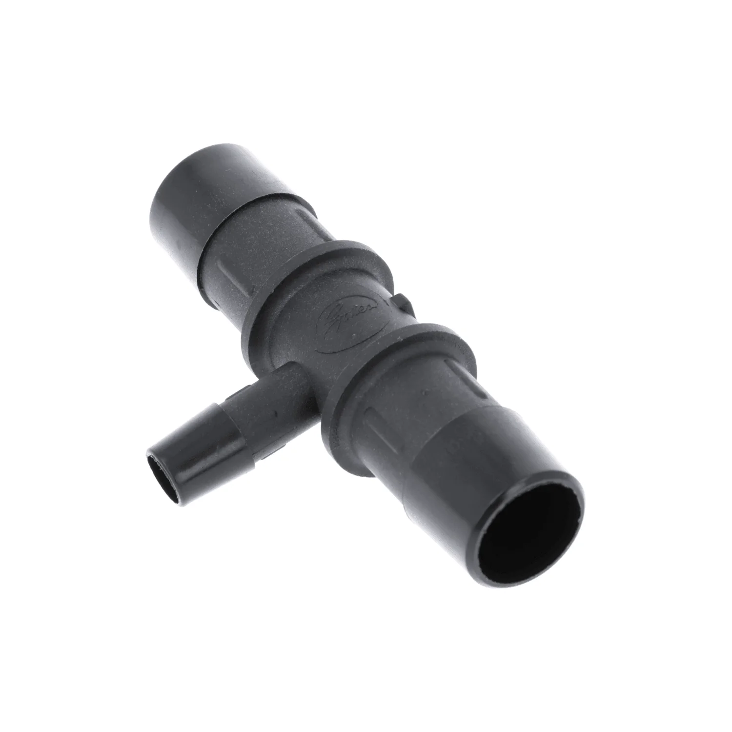 Black Nylon Reducer Tee 19mm To 10mm - Image 2