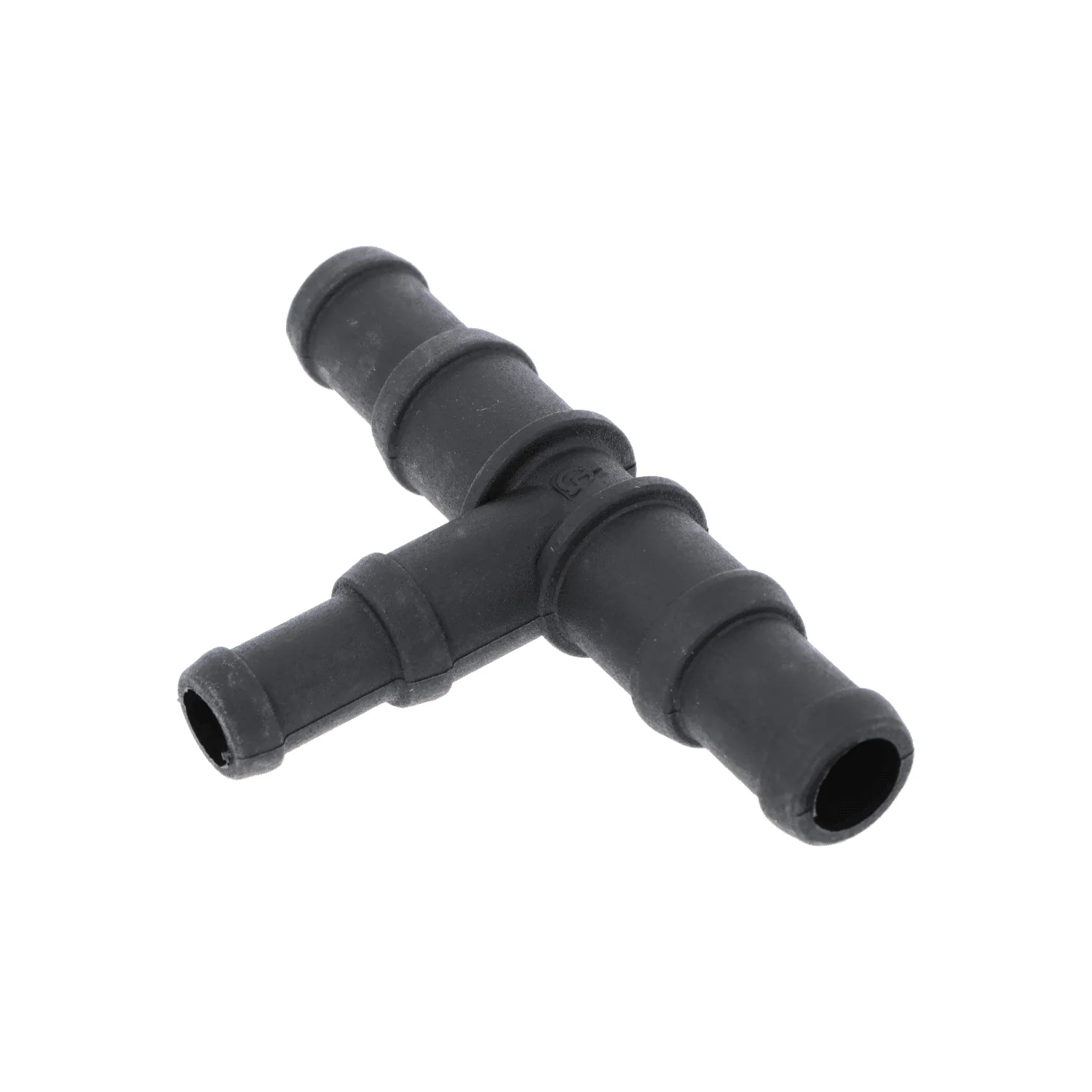 Black Nylon Stepped T Piece 19/15mm - 15/12mm - Image 2