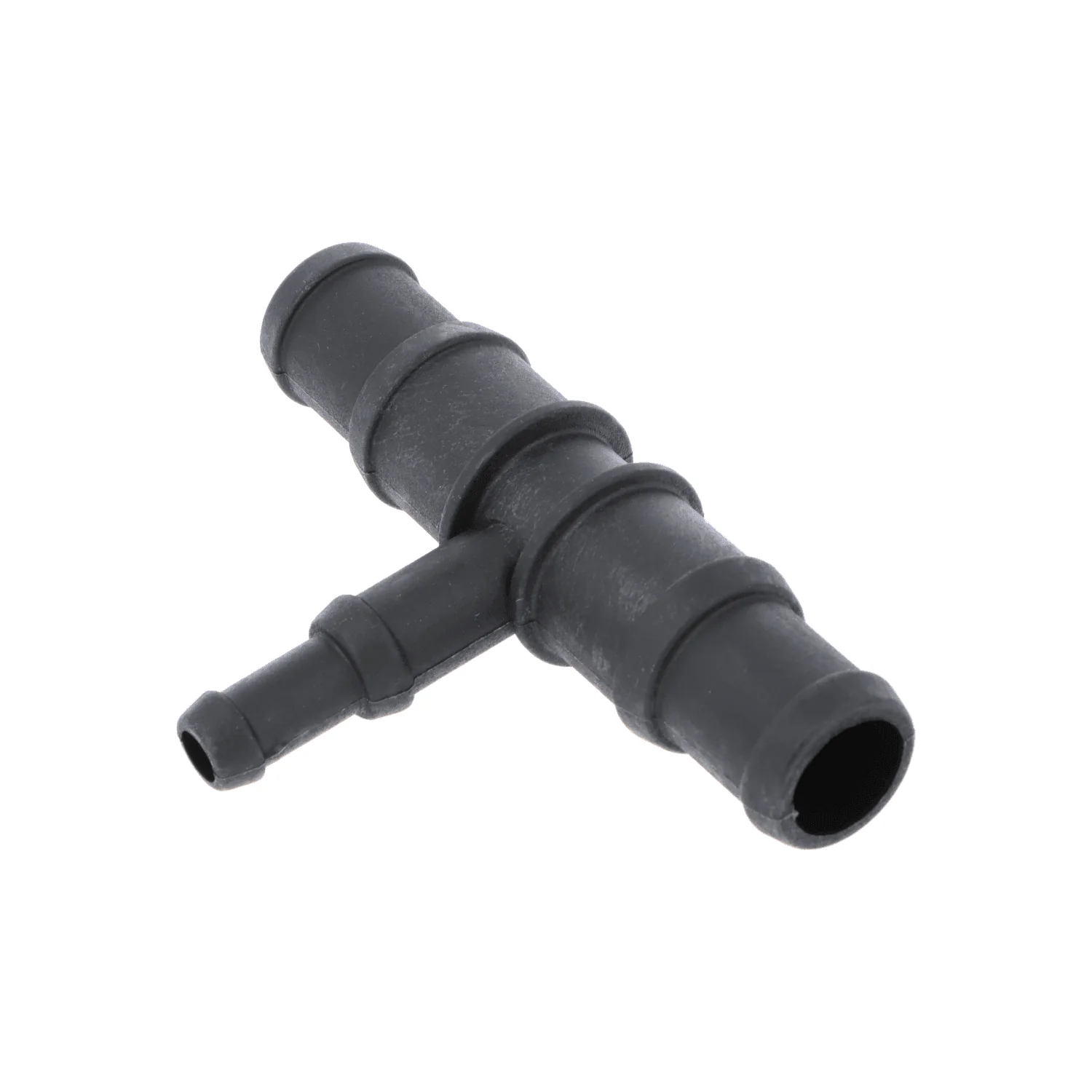Black Nylon Stepped T Piece 19/22mm - 13/10mm - Image 2