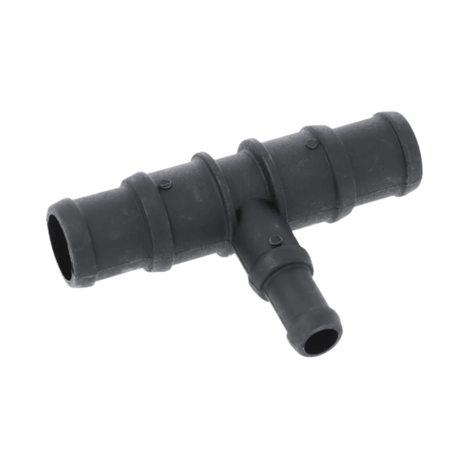 Black Nylon Stepped T Piece 22/25mm - 16/13mm