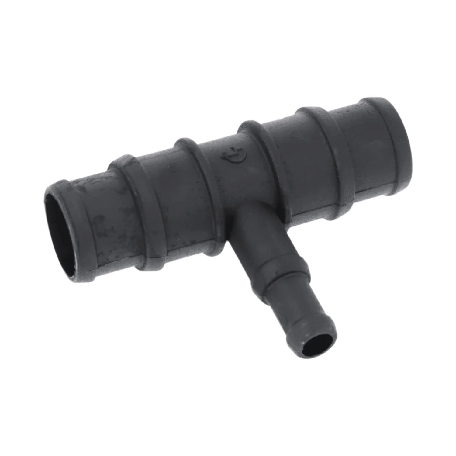 Black Nylon Stepped T Piece 32/28mm - 15/12mm