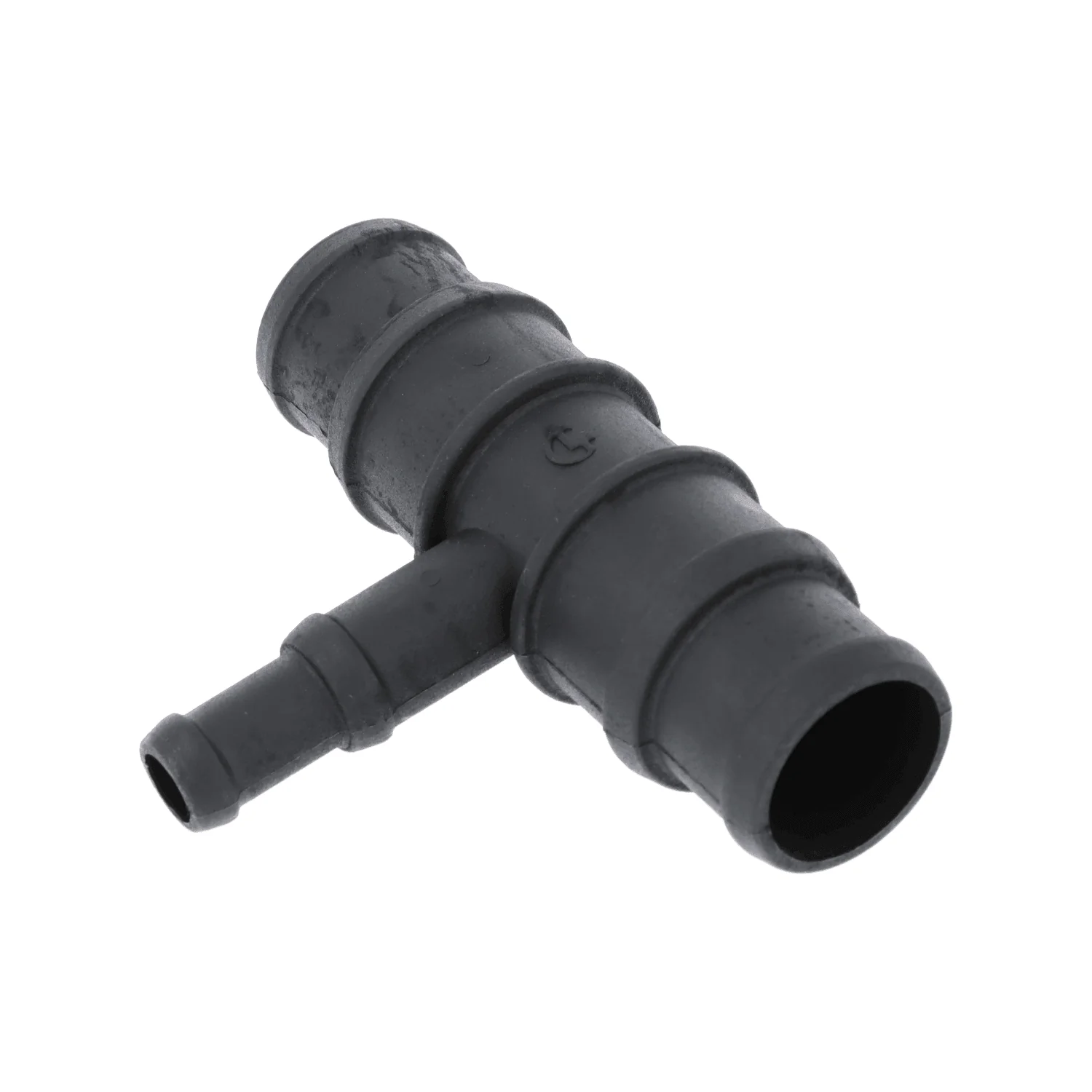 Black Nylon Stepped T Piece 32/28mm - 15/12mm - Image 2