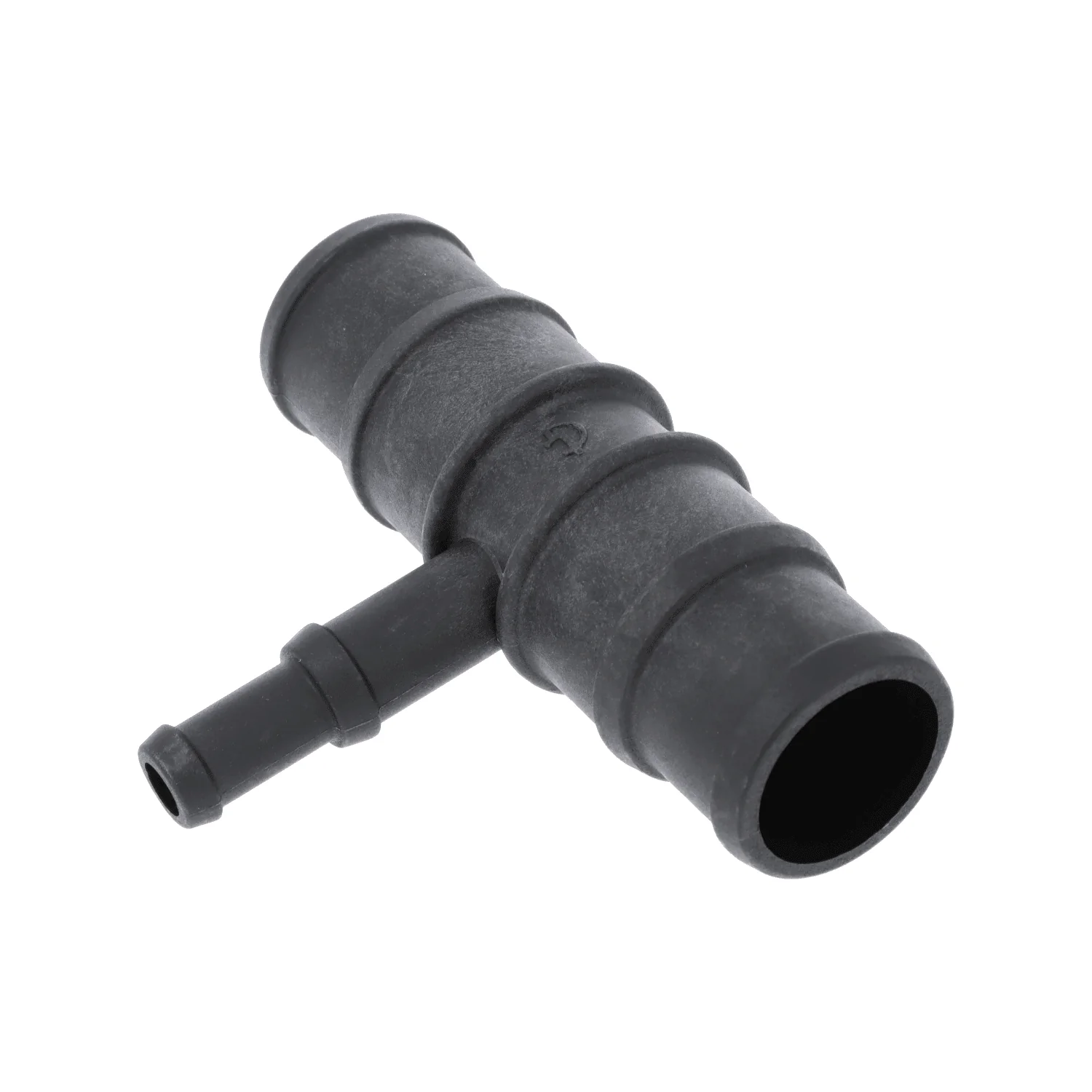 Black Nylon Stepped T Piece 35/38mm - 16/13mm - Image 2