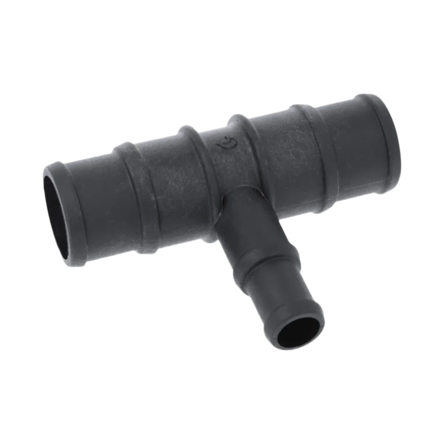 Black Nylon Stepped T Piece 35/38mm - 22/19mm