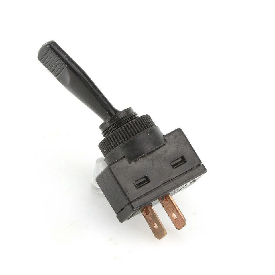 Black Nylon Toggle Switch Off/On Sprung Return - Image 2