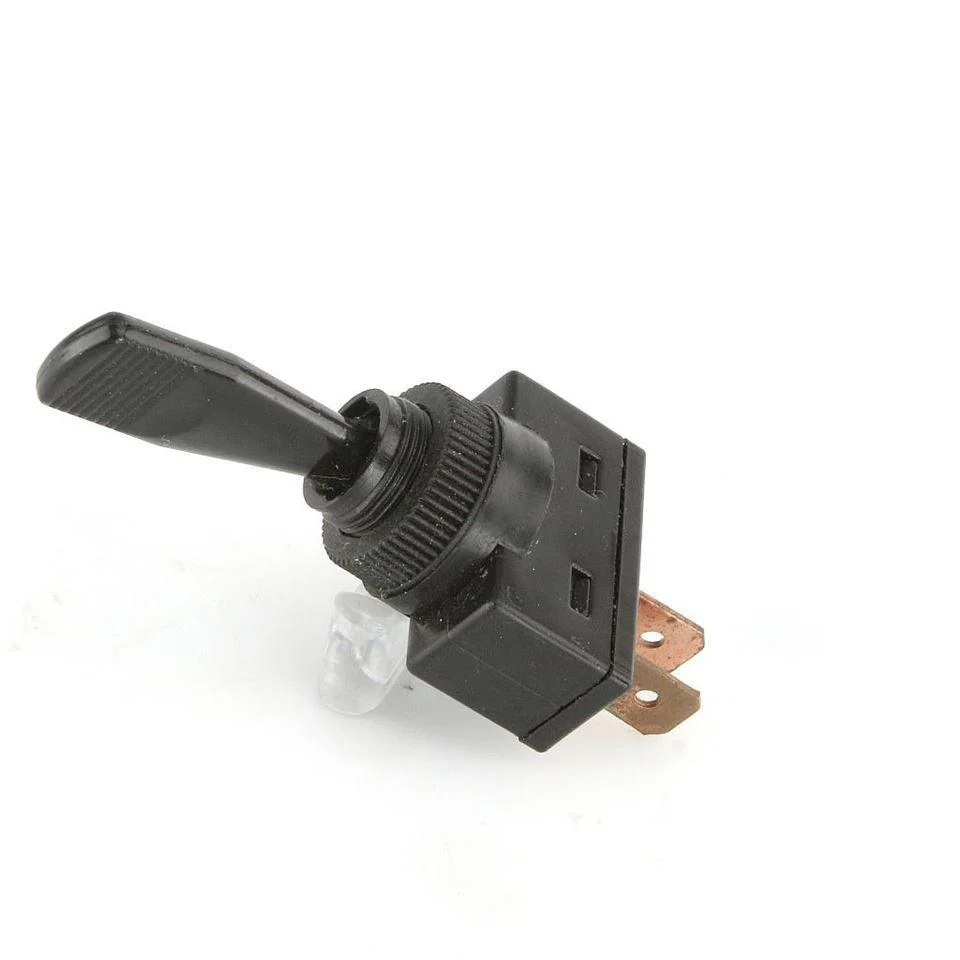 Black Nylon Toggle Switch Off/On Sprung Return - Image 3