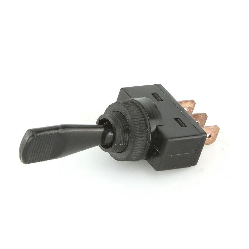 Black Nylon Toggle Switch On/Off/On - Image 2