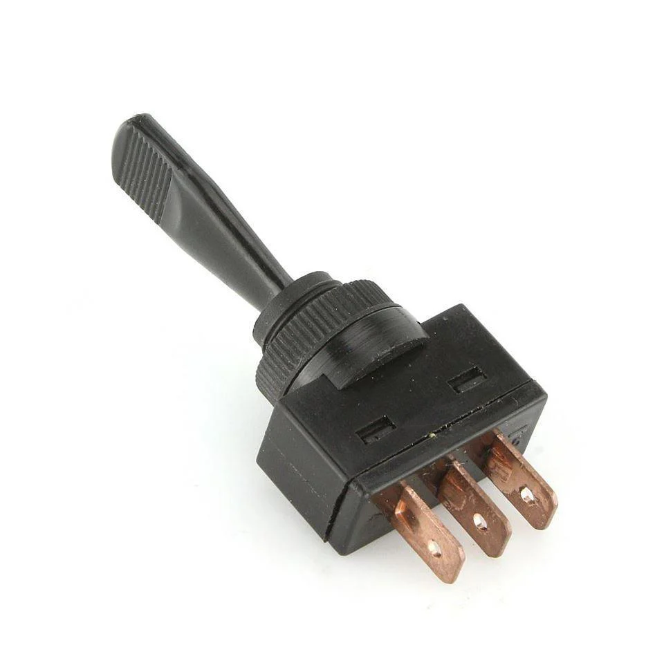 Black Nylon Toggle Switch On/Off/On - Image 3