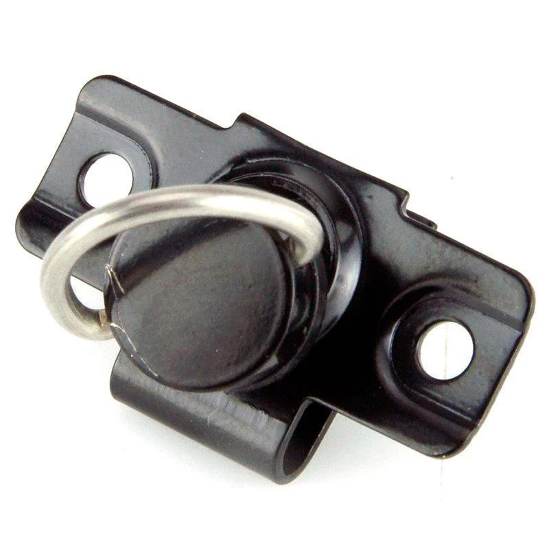 Black Quarter Turn Fastener With Rivets For 10mm Top Panels - Image 6