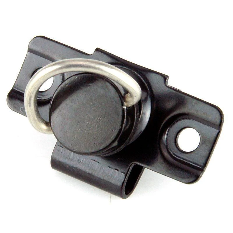 Black Quarter Turn Fastener With Rivets For 7mm Top Panels - Image 7