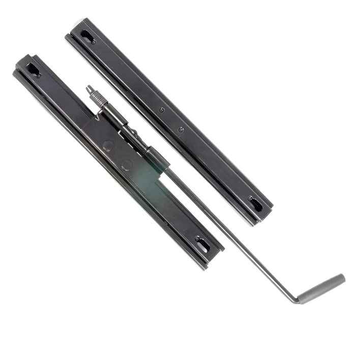 Black Seat Runners Pair (ONE SEAT) Single Lock Right Hand