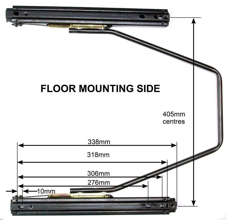 Black Seat Runners. Twin Lock. - Image 4