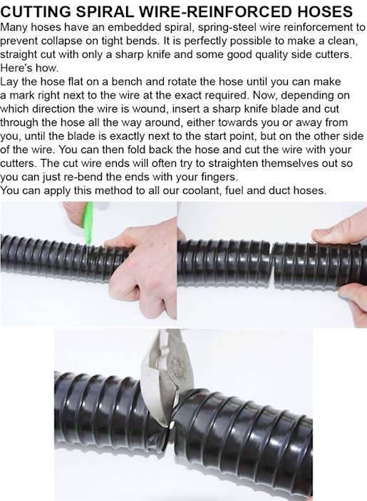 Black Silicone Duct Hose 38 - 83mm 5 Sizes Per Metre - Image 6