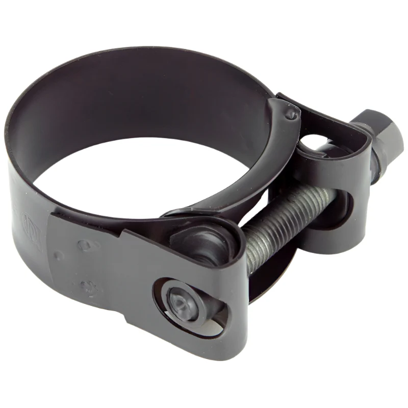 Black Coated Stainless Steel Exhaust or Hose Clamp - 7 Sizes - Image 4
