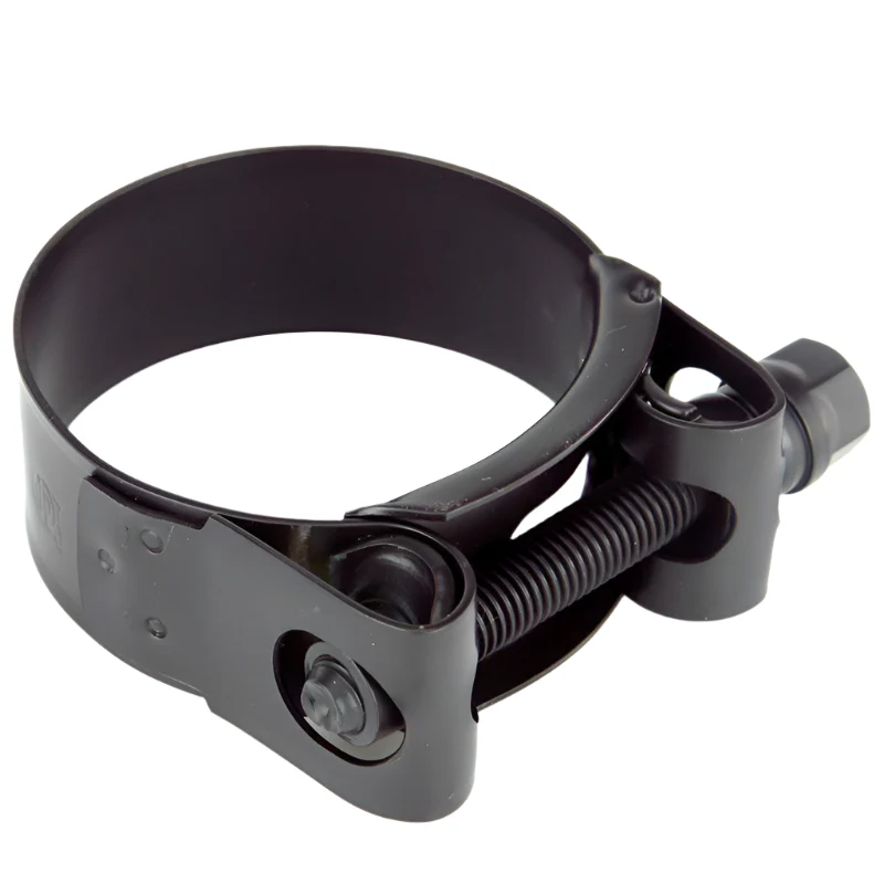 Black Coated Stainless Steel Exhaust or Hose Clamp - 7 Sizes - Image 5